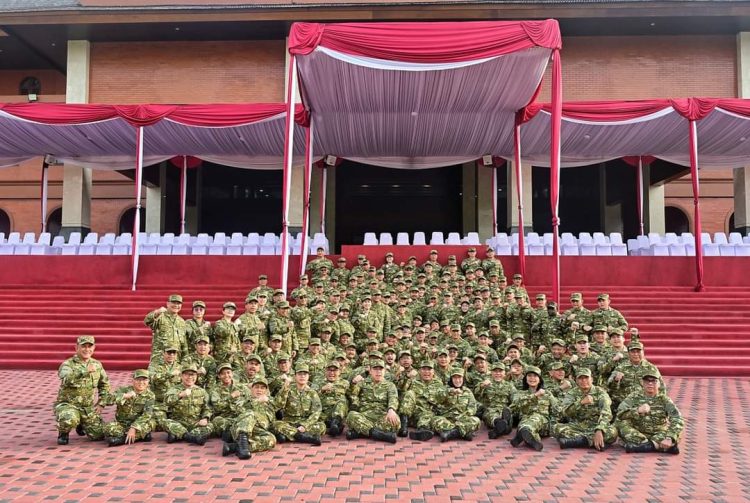 Presiden Prabowo dan Kabinet Merah Putih Gelar Senam Pagi