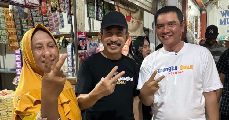 Wahyu Indriyanto Disambut Meriah oleh Para Pedagang