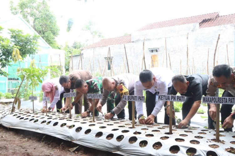Dukung Ketahanan Pangan, Polresta Pati Instruksi ke Seluruh Anggota