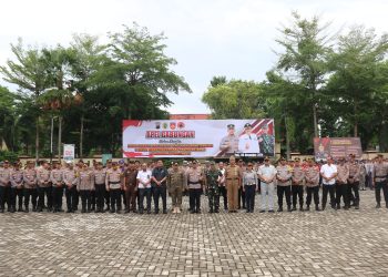 Apel Gabungan TNI – Polri dan Istansi Terkait Untuk Mitigasi Bencana Hidrometeorologi