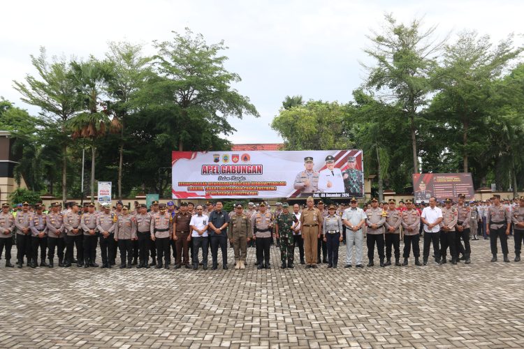 Apel Gabungan TNI – Polri dan Istansi Terkait Untuk Mitigasi Bencana Hidrometeorologi