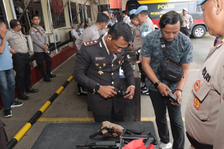 Pemeriksaan Senpi, Polres Banjar Lakukan Konseling bagi Personel