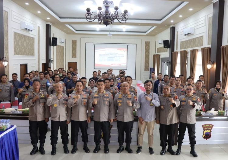 Puslitbang Polri Evaluasi Gudang Senjata di Polresta Pati