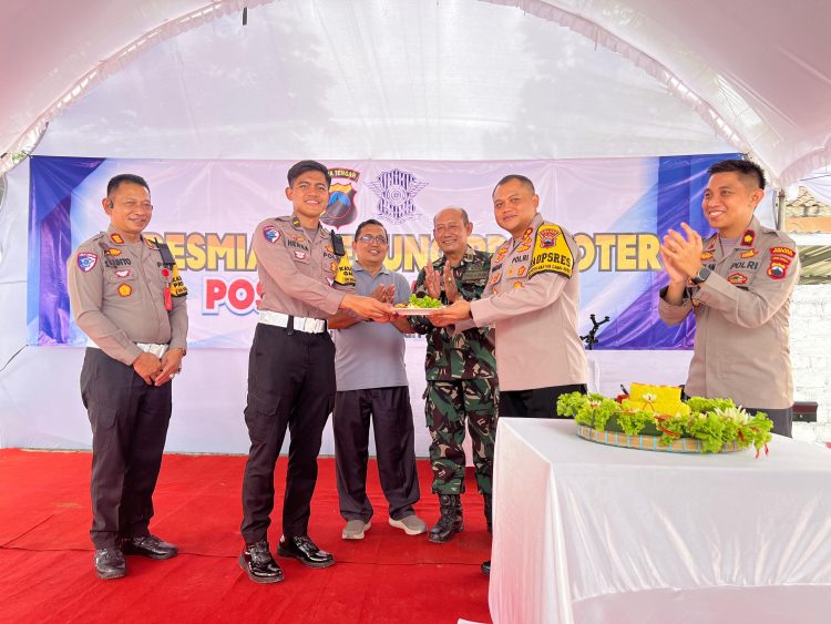 Kapolres Rembang Resmikan Gedung “Promoter” Pos Laka 09 Lasem