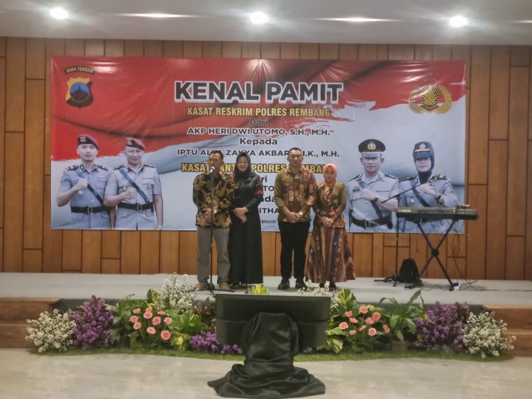 Selamat Dedikasi Terbaik! Kapolres Rembang Ingatkan Pejabat Lama Tetap Jalin Kordinasi