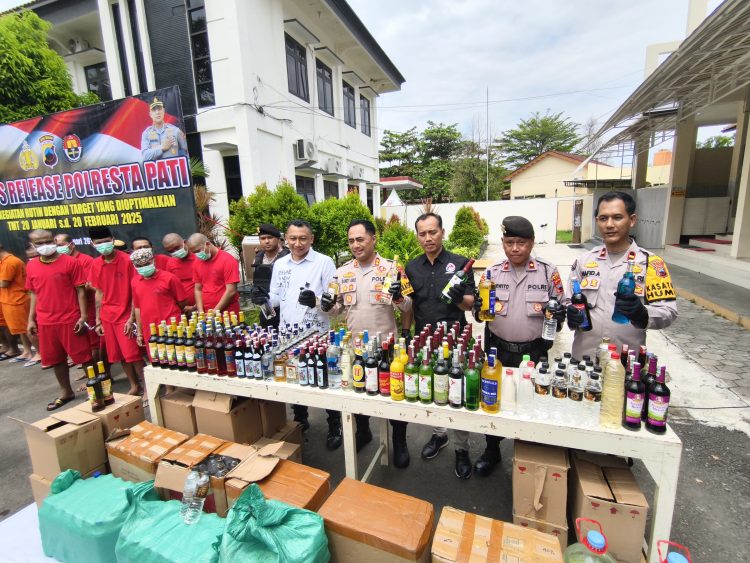 8 Kasus Narkoba Terungkap di Pati, 11 Tersangka Diamankan