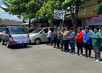 250 Bingkisan Bansos Dibagikan, Sinergi Polri – TNI dan Mahasiswa