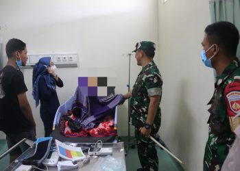 Wujud Empati, Dandim Pati Kunjungi Pasien Kurang Mampu