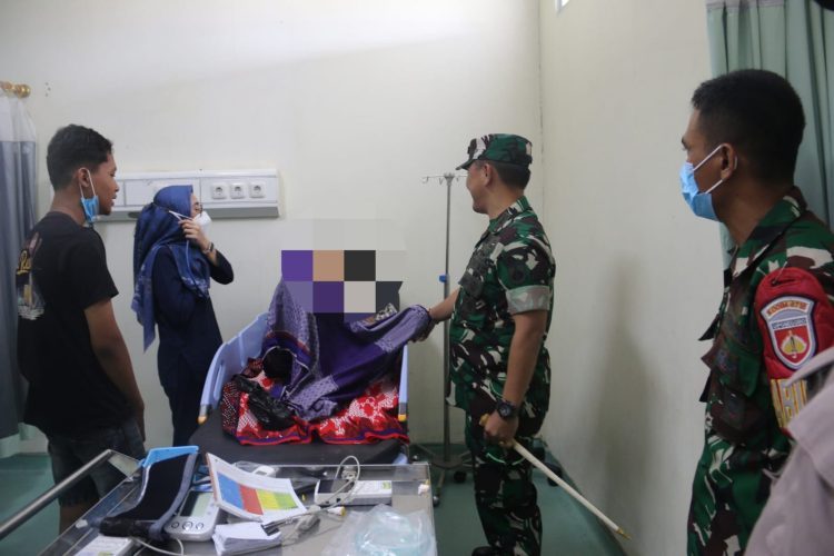 Wujud Empati, Dandim Pati Kunjungi Pasien Kurang Mampu