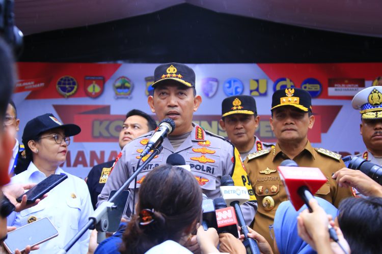 Arus Mudik Lancar, Kapolri Sebut Kecelakaan Turun Dibanding Tahun Lalu