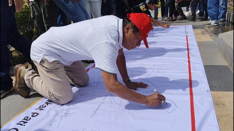 Masyarakat Pati Dukung UU TNI, Aksi Damai Dilaksanakan