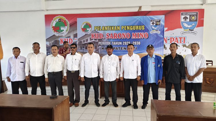 H. Utomo Resmi Dilantik, Pengurus Baru KUD Sarono Mino Bertekad Majukan Koperasi