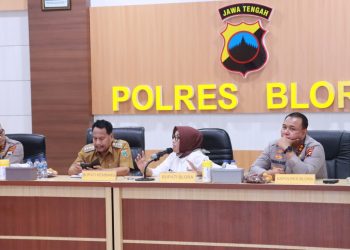Musyawarah Lintas Daerah, Polres Rembang dan Blora Bahas Dampak Operasional PT KRI Gunem