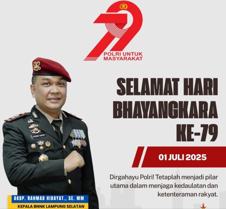 AKBP Rahmad Hidayat Dorong Sinergi BNN dan Polri di Momen Bhayangkara ke-79