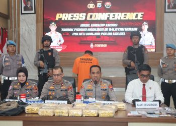 Apresiasi Kinerja Anggota, Polisi Amankan Kurir Sabu