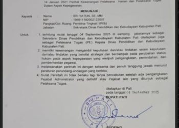 Penunjukan Sriyatun Jadi Plt Kepala Disdikbud Pati Picu Pro-Kontra
