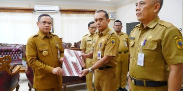 Febes Mulyono dan Tony Romas Resmi Jabat Kepala BPKAD dan Kadishub Pati