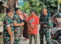 Bahu-Membahu Bersihkan Desa, Yonif TP 888/SS Perkuat Sinergi dengan Masyarakat