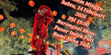 Spektakuler! Pasar Imlek Pati Diserbu Ribuan Warga, Barongsai Jadi Simbol Harapan Tahun Baru