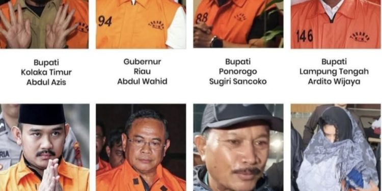 Daftar Mengejutkan! 8 Kepala Daerah Terseret OTT KPK