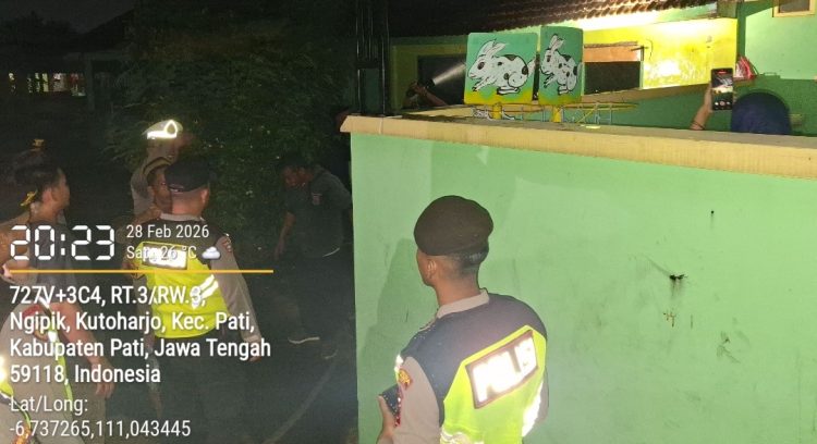 Mencekam ! Si Jago Merah Lalap bangunan SDN 03 Kutoharjo