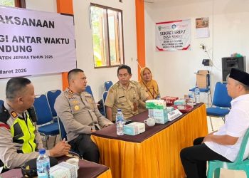 Kapolres Jepara Blusukan Musdes PAW, Tokoh Desa Diminta Jadi Penyejuk Suasana