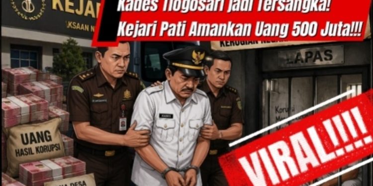 Korupsi Rp805 Juta, Kades Tlogosari Siap – Siap di Hukum 20 Tahun Penjara