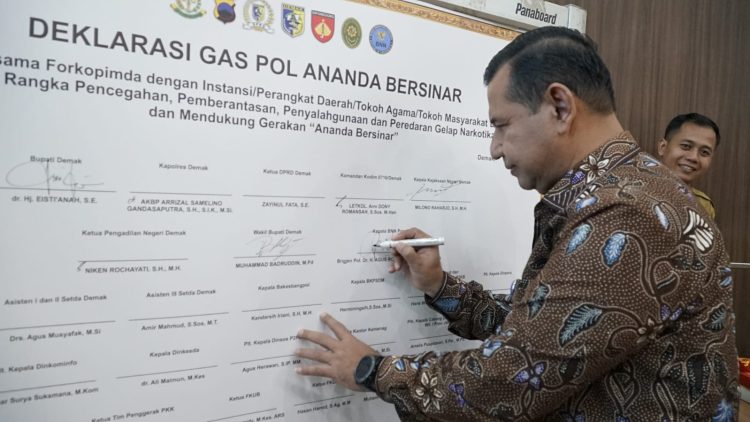 Kepala BNNP Jateng : 111 Desa Bersinar di Demak Jadi Benteng Lawan Peredaran Narkoba