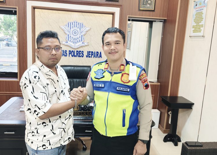 771 Kecelakaan, Kasatlantas Jepara dan SMSI Sepakat Gencarkan Edukasi Keselamatan Berkendara