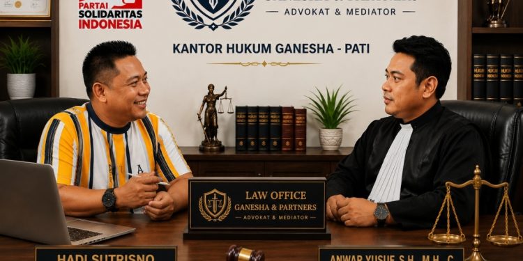 PSI Pati Solid di 21 Kecamatan, Hadi Sutrisno Siap Perluas Program Sosial