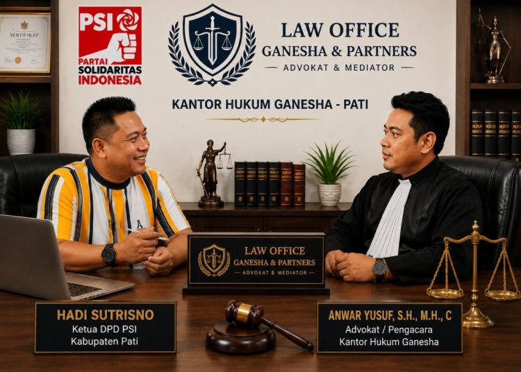 PSI Pati Solid di 21 Kecamatan, Hadi Sutrisno Siap Perluas Program Sosial