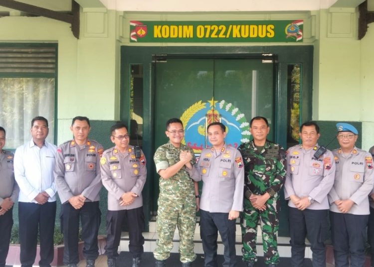 TNI-Polri Kudus Kompak! Kapolres dan Dandim Perkuat Sinergitas