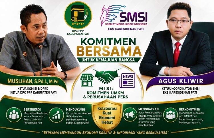 Muslihan dan Agus Kliwir Komitmen Dorong UMKM dan Perusahaan Pers