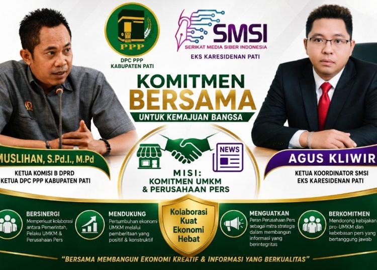 Muslihan dan Agus Kliwir Komitmen Dorong UMKM dan Perusahaan Pers