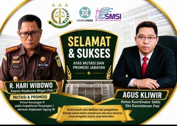 Mutasi Kajari Pati Jadi Sorotan, SMSI Nilai Penyegaran Kejaksaan Perkuat Profesionalisme Penegakan Hukum