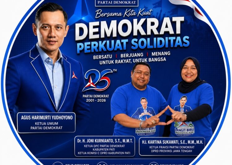 Joni Kurnianto : HUT ke-25 Partai Demokrat Momentum Bangkit dan Makin Solid