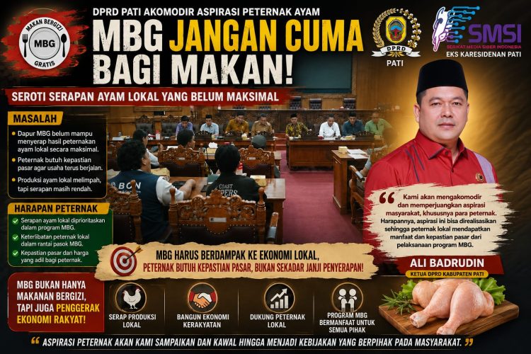Peternak Ayam Pati Mengadu, Ketua DPRD Serapan MBG