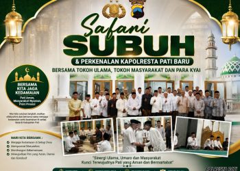 Dekat Tokoh Agama, Kapolresta Pati Perkenalkan Diri Lewat Safari Subuh