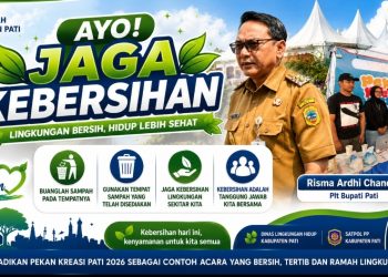 Alun-alun Pati Bersih Saat Pekan Kreasi, Ini Pesan Penting Plt Bupati