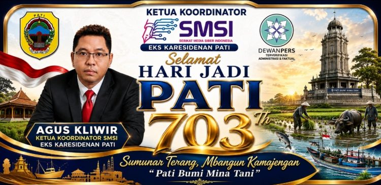 Hari Jadi Pati ke-703, Momentum SMSI Tingkatkan Profesionalisme Perusahaan Media Siber