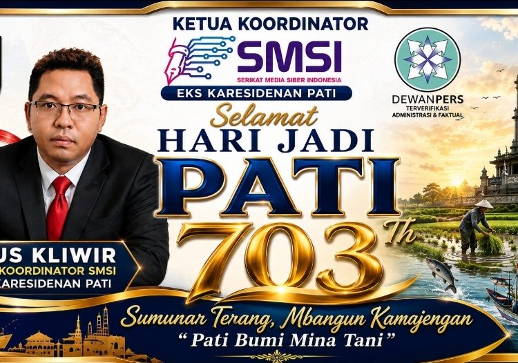 Hari Jadi Pati ke-703, Momentum SMSI Tingkatkan Profesionalisme Perusahaan Media Siber