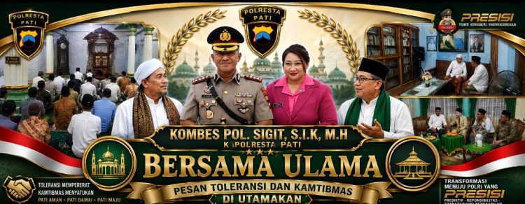 Dari Masjid hingga Pesantren, Kapolresta Pati Bangun Komunikasi Langsung Bersama Ulama