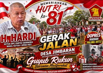 Doorprize Jadi Magnet, H. Hardi : HUT RI ke-81 di Desa Jimbaran Penuh Kegembiraan