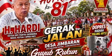Doorprize Jadi Magnet, H. Hardi : HUT RI ke-81 di Desa Jimbaran Penuh Kegembiraan