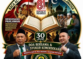 Kenang Jasa Pahlawan, H. Suwito Isi HUT RI ke-81 dengan Khataman Al-Qur’an 30 Juz