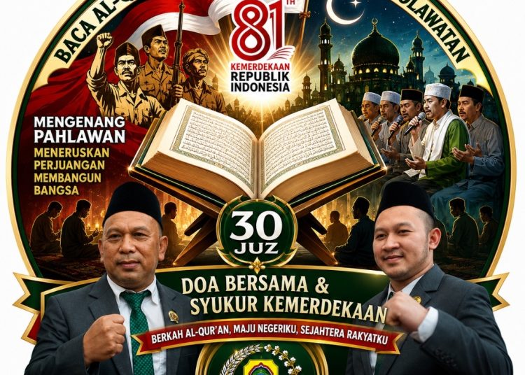 Kenang Jasa Pahlawan, H. Suwito Isi HUT RI ke-81 dengan Khataman Al-Qur’an 30 Juz
