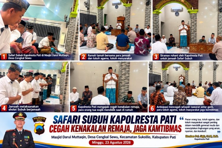 Antisipasi Tawuran Antargeng, Kapolresta Pati Gandeng Tokoh Agama dan Warga Jaga Generasi Muda