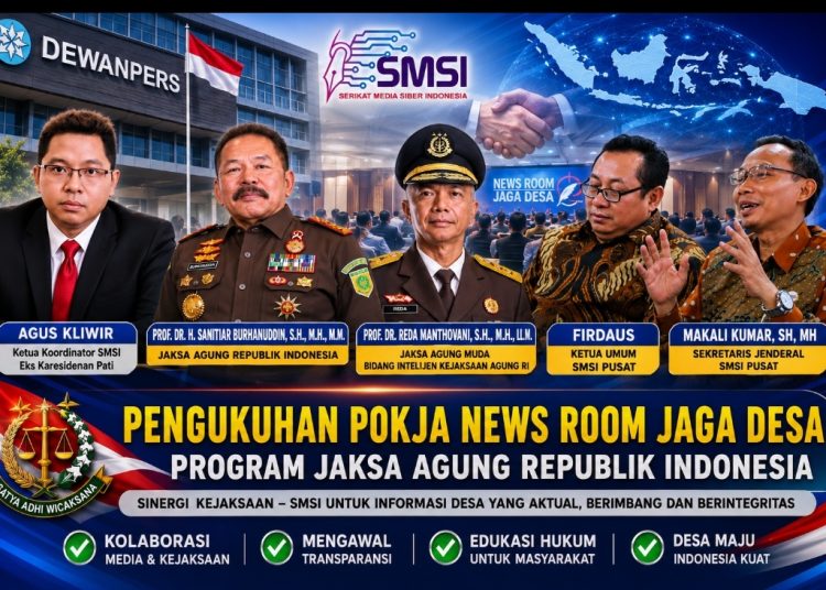 News Room Jaga Desa Meledak ke Lima Provinsi, SMSI Perkuat Pengawasan dan Informasi Desa