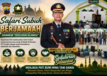 Dari Masjid Al Barokah, Kapolresta Pati Gaungkan “Seduluran Selawase”
