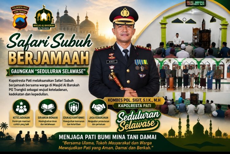 Dari Masjid Al Barokah, Kapolresta Pati Gaungkan “Seduluran Selawase”